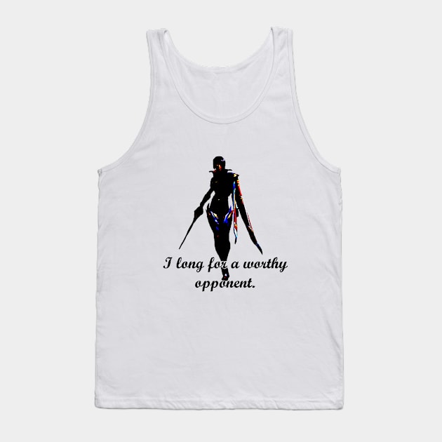 I long for a worthy opponent Fiora Tank Top by MandalaHaze